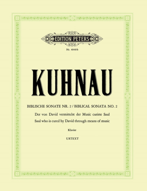 Book cover of: 6 Sonatas Depicting Stories from the Bible: Sonata No. 2