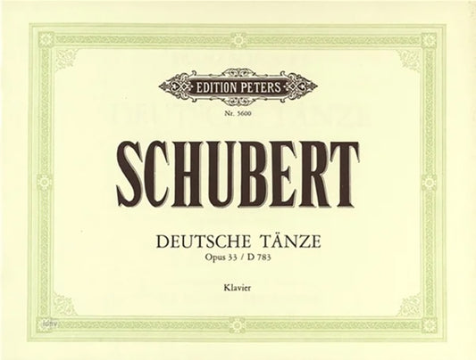 Book cover of: German Dances Op. 33 Piano