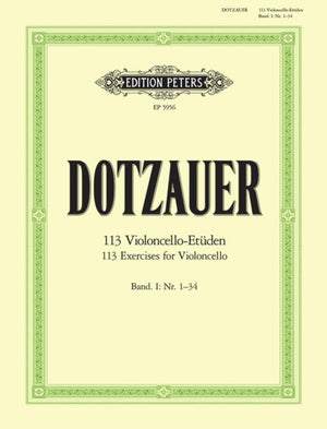 113 Exercises for Violoncello, Book 1