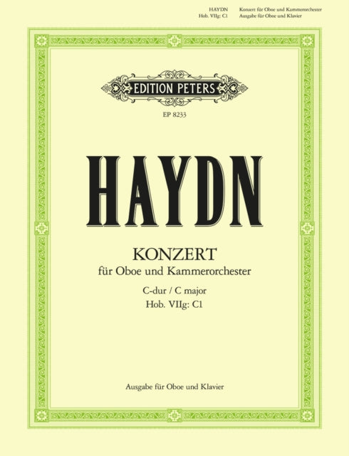 Oboe Concerto in C Hob.VIIg:C1