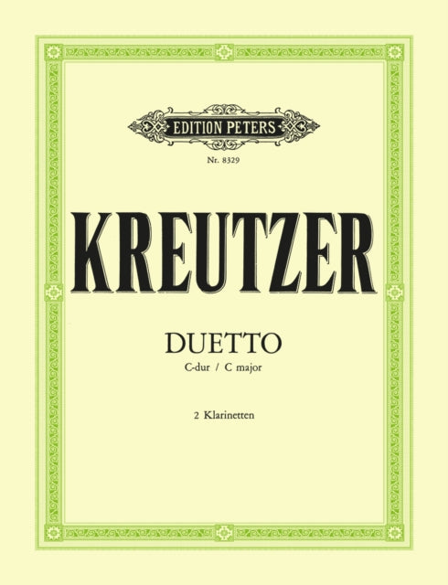 Book cover of: Duet in C for 2 Clarinets