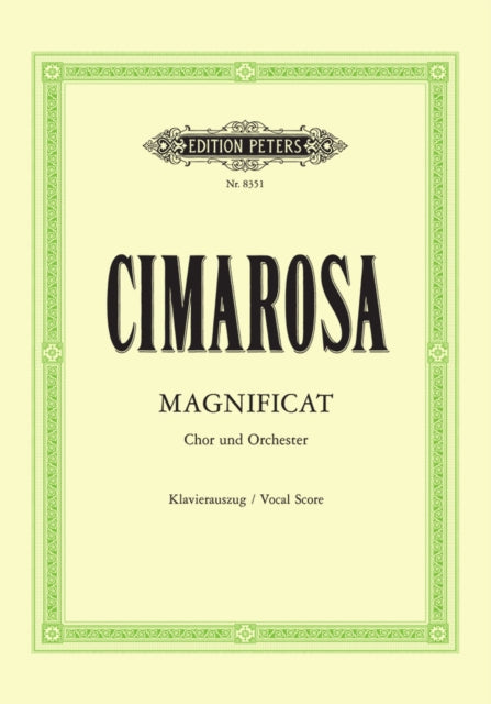 Book cover of: Magnificat (Vocal Score)
