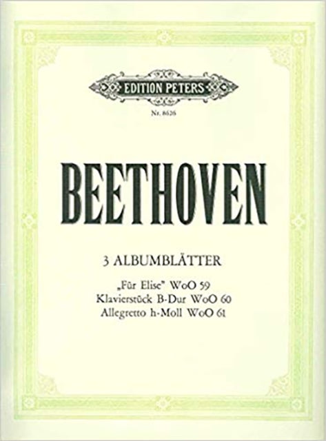 Book cover of: 3 Album Leaves