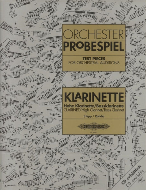 Test Pieces for Orchestral Auditions: Clarinet