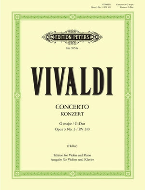 Violin Concerto in G Op. 3 No. 3 (RV 310)