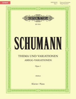 Thema und Variationen: Abegg Variationen Op. 1