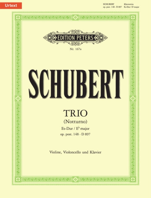Book cover of: Piano Trio (Notturno) Op.posth.148 (D.897)