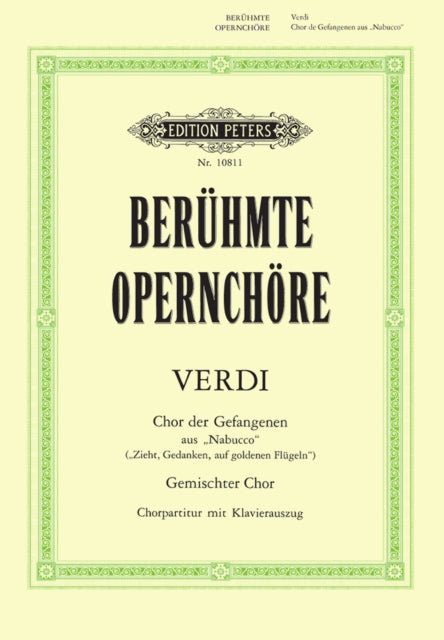 Book cover of: Chorus of the Hebrew Slaves from Nabucco