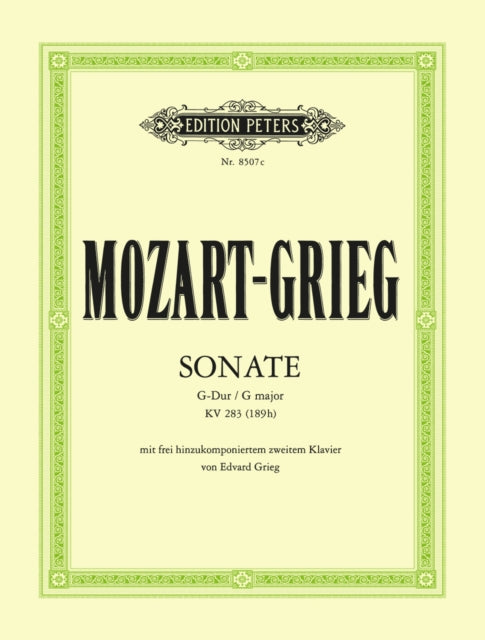 Book cover of: Sonata in G major K283