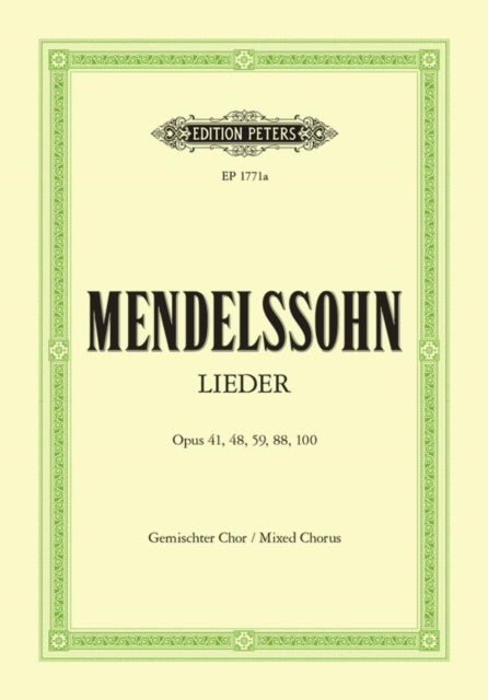 Book cover of: 28 Choruses Opp.41, 48, 59, 88, 100