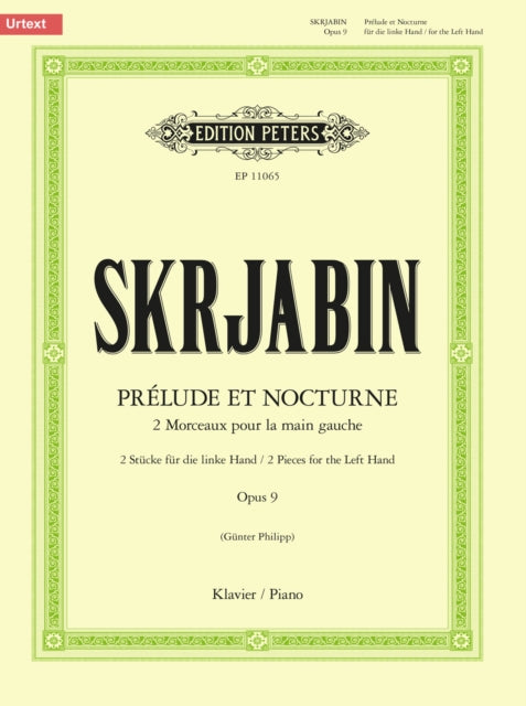 Prelude in C# minor & Nocturne in Db, Op.9