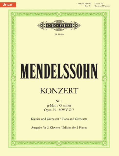 Book cover of: Piano Concerto No. 1 G minor Op. 25