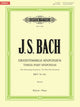 Book cover of: Three-part Sinfonias (Inventions) BWV 787-801 for Piano