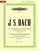 Book cover of: Inventions and Sinfonias BWV 772-801 for Piano