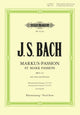Book cover of: St. Mark Passion BWV247