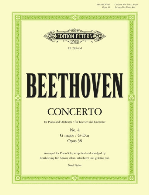 Book cover of: Piano Concerto No. 4 in G Op. 58