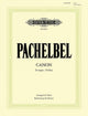 Book cover of: Canon in D major