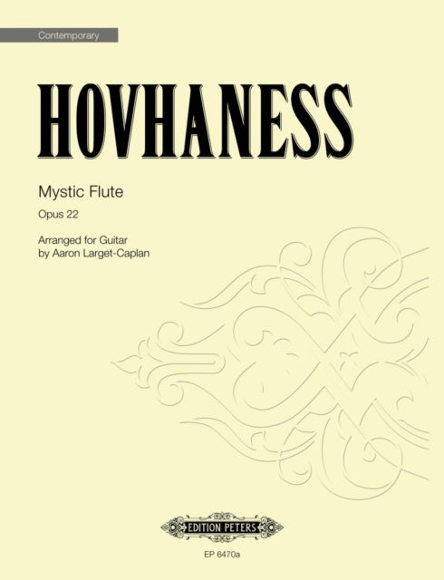 Book cover of: Mystic Flute (Arranged for Guitar)