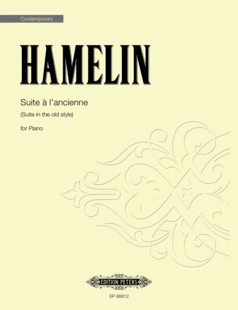 Book cover of: Suite a l'ancienne (Suite in the old style)
