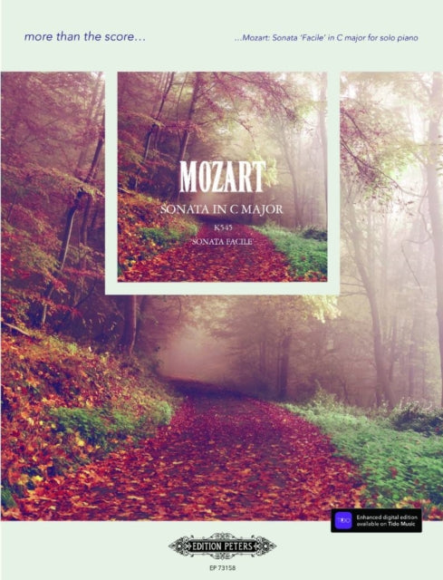 Book cover of: more than the score...Mozart: Sonata Facile in C major