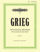 Book cover of: Two Elegiac Melodies Op. 34