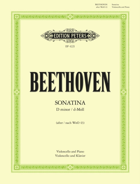 Book cover of: Sonatina in D minor