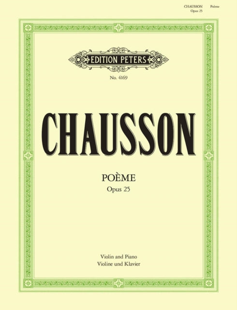 Book cover of: Poeme Op.25