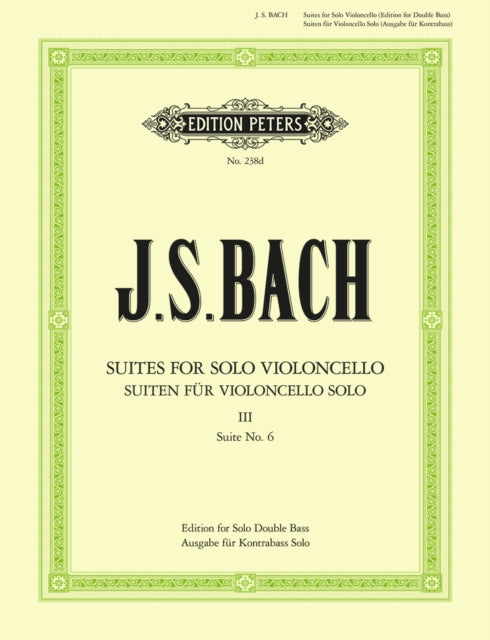 Book cover of: 6 Solo Violoncello Suites BWV 1007-1012 Vol.3
