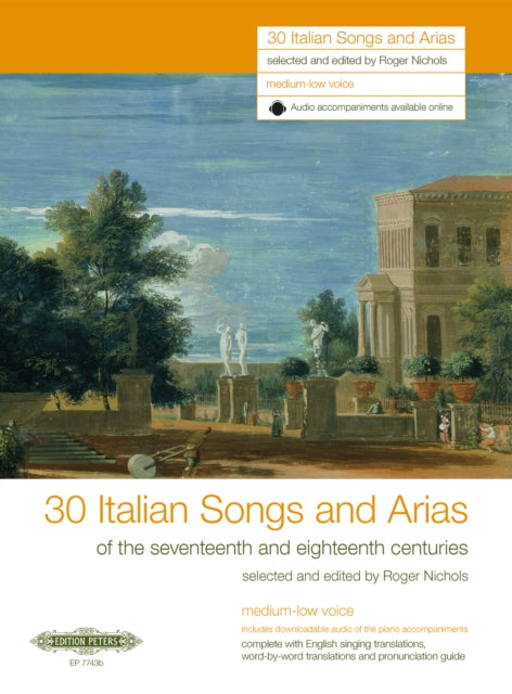 Book cover of: 30 Italian Songs and Arias of the seventeenth and eighteenth centuries