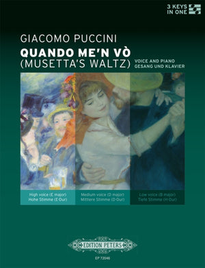 Quand m'en vo (Musetta's Waltz Song) from La Boheme