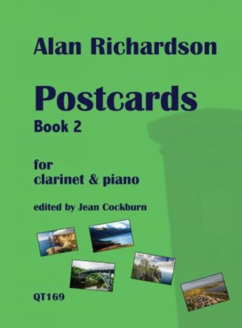 Book cover of: Postcards Book 2 for Clarinet & Piano