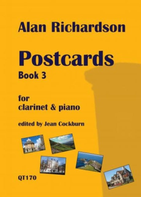 Book cover of: Postcards Book 3 for Clarinet & Piano