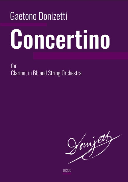 Book cover of: Clarinet Concertino