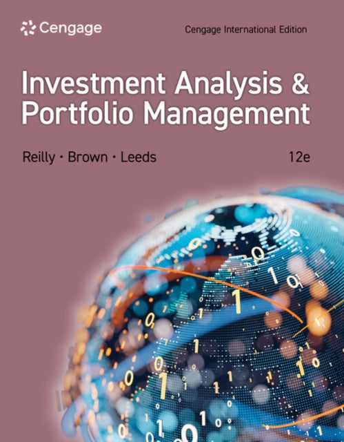 Book cover of: Investment Analysis and Portfolio Management, Cengage International Edition. By: Keith Brown