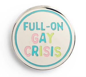 Heartstopper Full On Gay Crisis Pin
