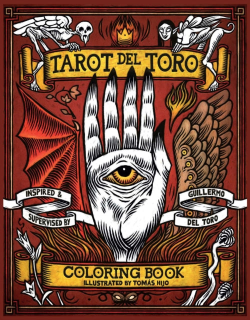Book cover of: Tarot del Toro Coloring Book