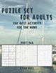 Book cover of: Puzzle set for adults. By: Ryan Hill
