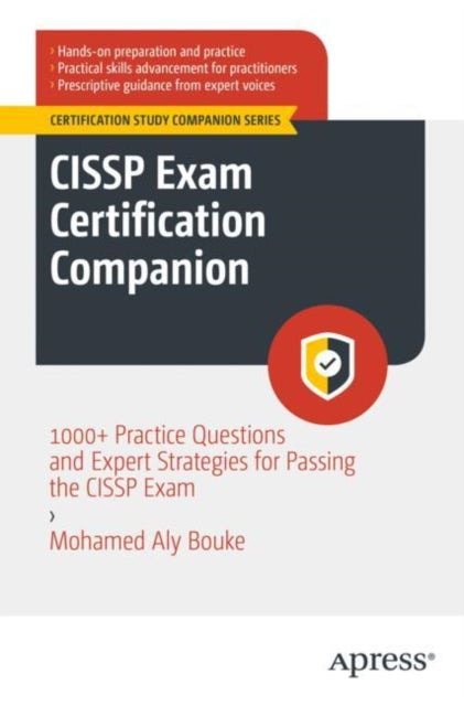 Book cover of: CISSP Exam Certification Companion. By: Mohamad Aly Bouke