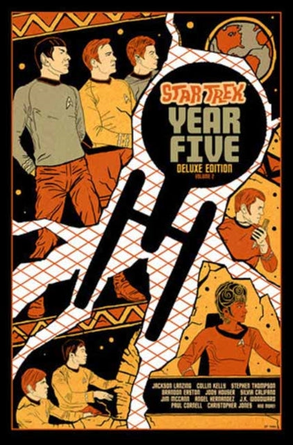 Book cover of: Star Trek: Year Five Deluxe Edition--Book Two. By: Jackson Lanzing