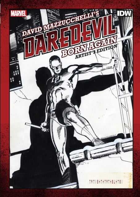 Book cover of: David Mazzucchelli’s Daredevil Born Again Artist’s Edition