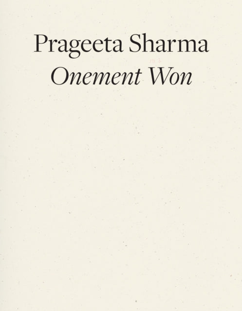Book cover of: Onement Won