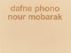 Book cover of: Dafne Phono. By: Nour Mobarak